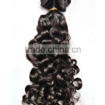 100% factory price unprocessed virgin/raw wave curly hair weft