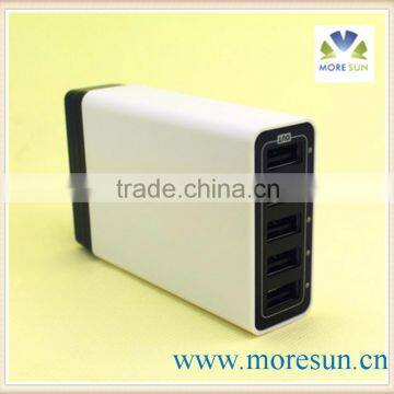 2015 New Product Hot Sale 5A/8A/10A Output Super Fast 5 Port Usb Wall Charger Multi Travel Charger photo-5