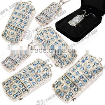 Fashion high capacity jewelry usb flash drive