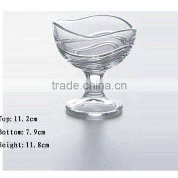 promotion glass ice cream cup