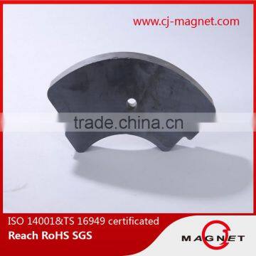 Permanent Strong customized Ferrite Magnets for Motors with holes