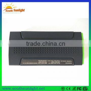 2016 real capacity 18000mah solar car jump starter, solar laptop charger, solar charger power bank