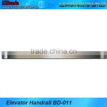 Elevator parts stainless steel tubular handrail for lift