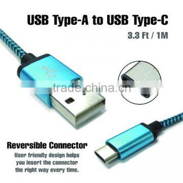 Nylon Colorful 2.0 C Type Connector USB Cable Pigtail photo-3