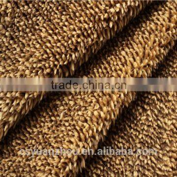 best selling yarn dyed weft shu velveteen fabric