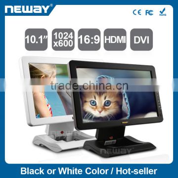 10.1 inch 4-wires resistive touch LCD monitor with VGA input