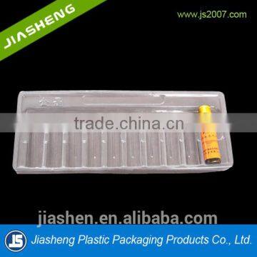 Clear PET /PS /PVC Plastic vaccine 10 medical ampoule blister tray packaging