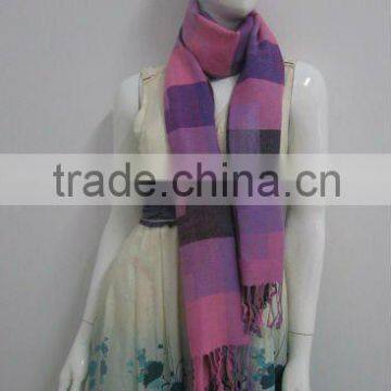 Noble and Fashion Yarn Dyed Lady's Scarf