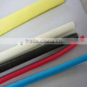 Fiberglass sleeving coated with acrylic resin