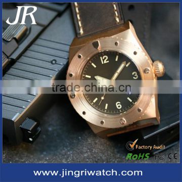 antique color Cusn8 bronze watch 10-30ATM ,custom design Cusn8 bronze watch