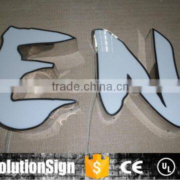 outdoor 3D letter signage light box