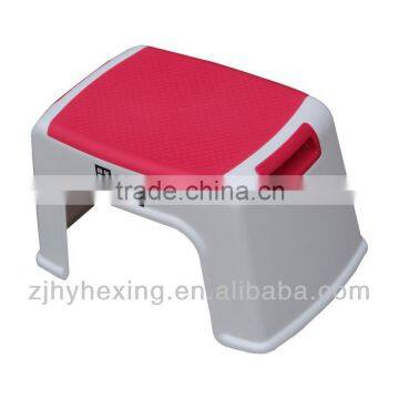 oblong colourful plastic stool safe for children