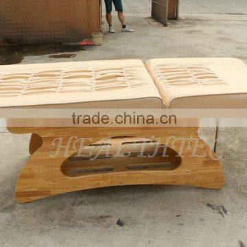 Wooden Spa Salon Oil Sex Bed Thai Massage Bed photo-6