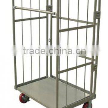 moveable silver and fold logistics trolleys for industry