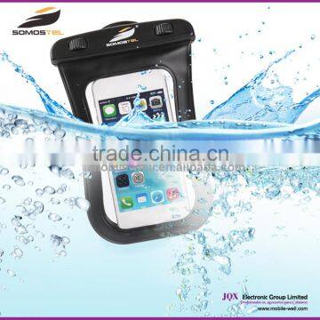 [Somostel] 2015 high quality mobile phone pvc waterproof bag, clear waterproof cell phone bag