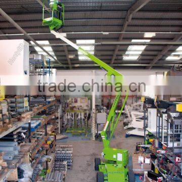 CE approved self-propelled telescopic electric articulating boom lift with high quality