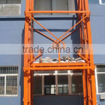 hydraulic low price elevator guide rail warehouse cargo lift