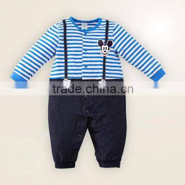 100% cotton baby bodysuits patch emb baby rompers