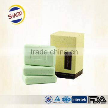 Efficient green laundry bar soap/ medicated bar soap for sale