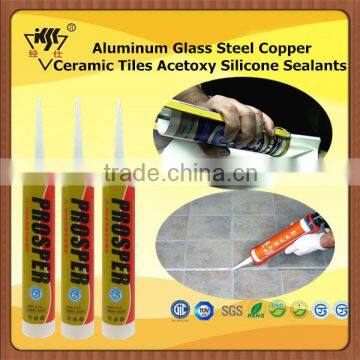 Aluminum Glass Steel Copper Ceramic Tiles Acetoxy Silicone Sealants