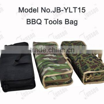 5 Pcs Stainelss Steel BBQ Tool Set With Wooden Handle photo-3