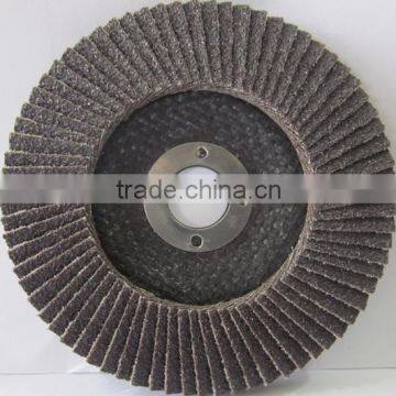 4inch high quality flap disc with plastic backing manufacturer