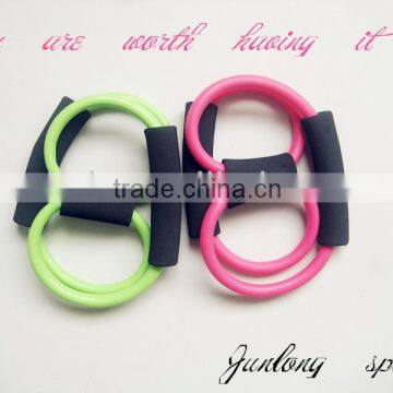 Soft&durable fitness latex colourful chest expander