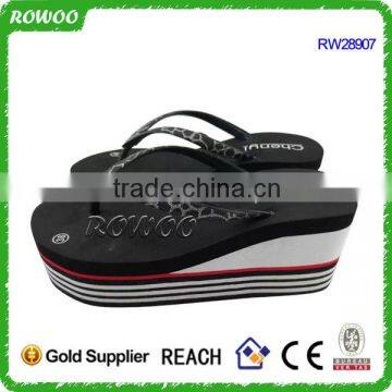 Black Plus White Women Sandals 2016 Summer Heels Wedges Sandals photo-1