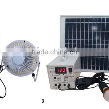 5W home solar system with lights
