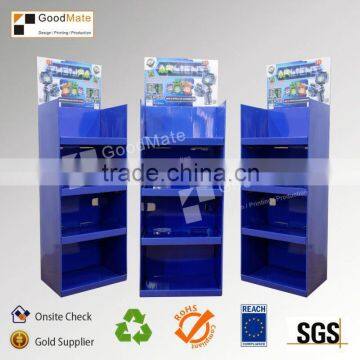 Free standing corrugated display