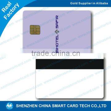 contact plastic pvc sle4442 smart chip card