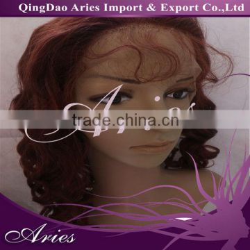 Fashion virgin lace front wig indian remy