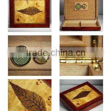 Classic wooden humidor case, cigar box from Guangzhou