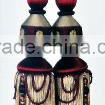 Great Creator High Quality Curtain Tieback Rope With Tassel Fringe