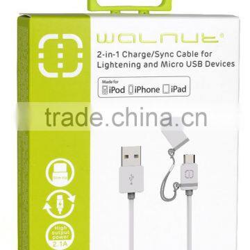 Save 20% 2 in 1 Charge and Sync Cable in China (MFI Manufacturer) photo-5