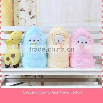 wholesale newborn baby thick hooded towel orgianic cotton for Spring and Autumn