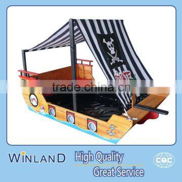 Kids Wooden Outdoor Pirate Boat Sand box