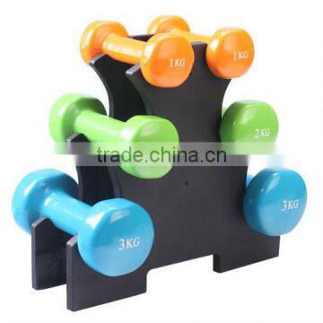 VINYL/NEOPRENE DUMBBELL SET