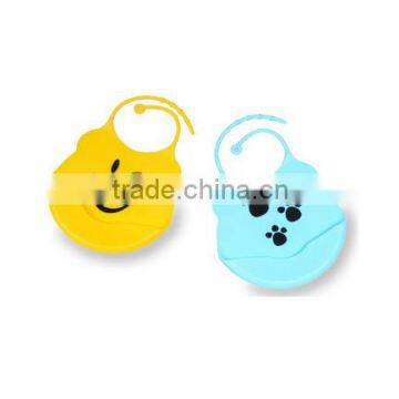 2016 Lovely Washable Silicone Baby Bibs Soft Feeding Baby Kids Bibs