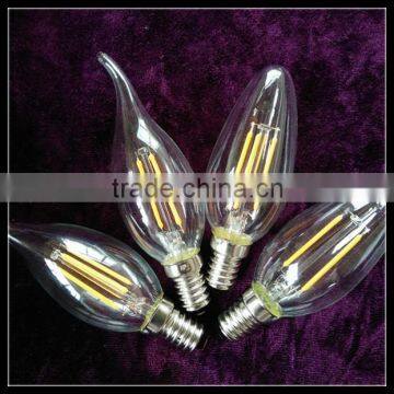 Wholesale Candle C35 E14 4W LED Filament Bulb Cool White 6000K-6500K