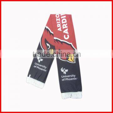 130*17cm football scarf,satin scarf,sports scarf