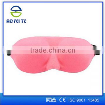 Aofeite customer logo print personalized sleeping eye mask pink for girls and eye patch