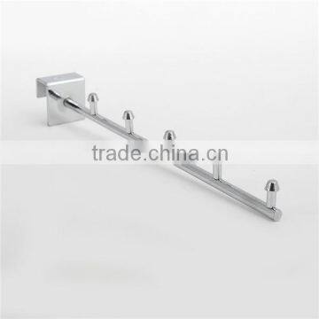 High quality hanging display hook metal tube rail hooks