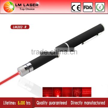 Starry Sky 5 Heads Red Lazer Pointer 650nm 100mW Laser Pointer Pen