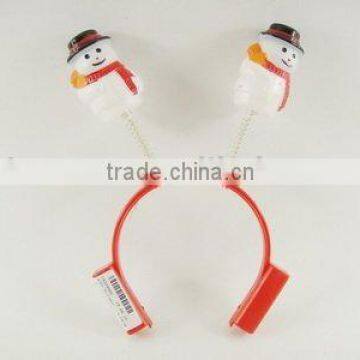 Snowman with light hairpin