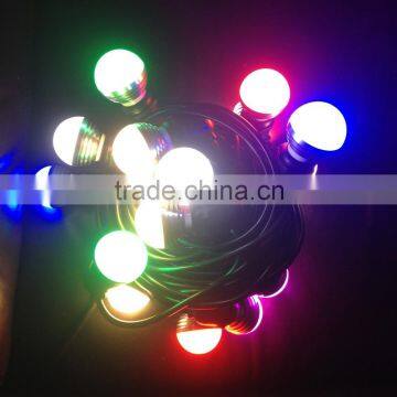 Multi Color LED Bulb String Lights
