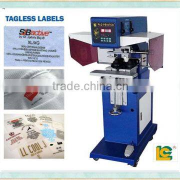 T-shirt logo/Garment Tag Pad Printing Machine LC-PM2-100-2PT