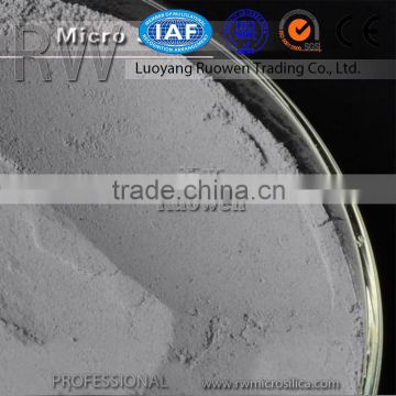 High specific surface grey densified silica fume retarder admixture for concrete