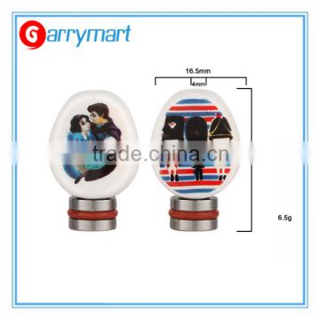 Factory price 510 driptip ceramic sector soldiers and Snow White driptips