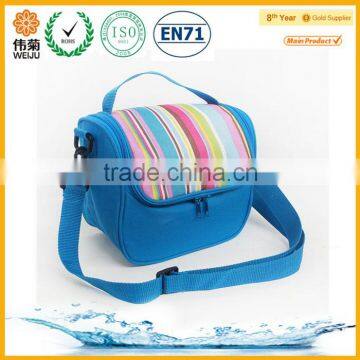 2016 Green kids lunch cooler bag, cooler bag, handle cooler bag